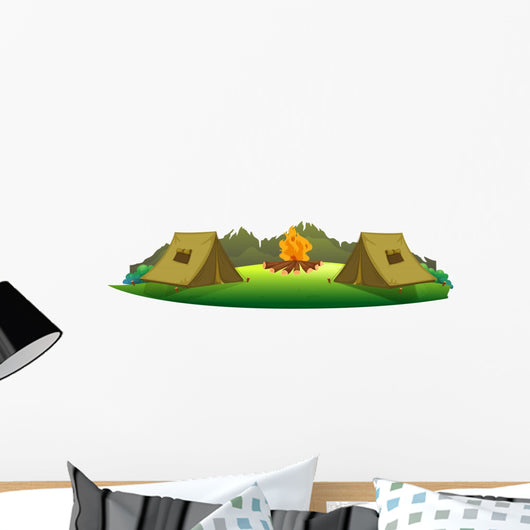 Camping Wall Decal