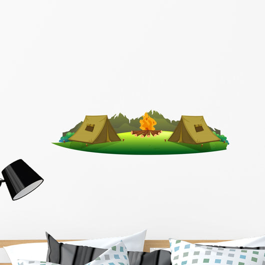 Camping Wall Decal