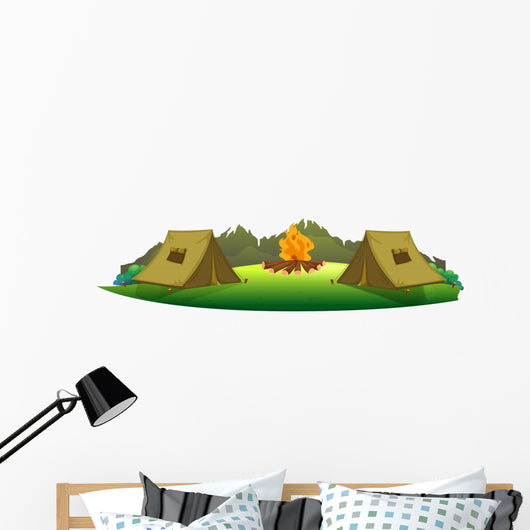 Camping Wall Decal