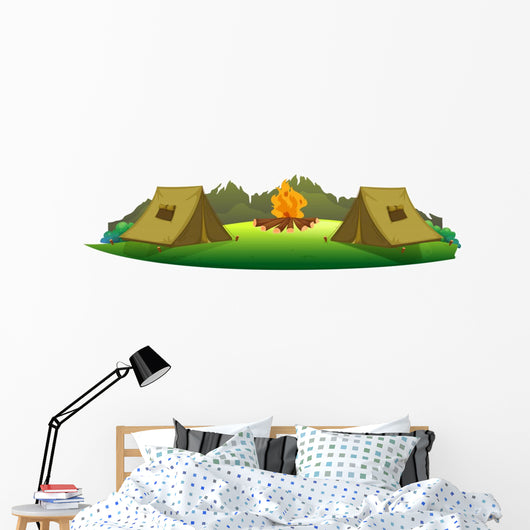 Camping Wall Decal