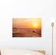 Sundown in desert. Wall Decal
