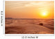 Sundown in desert. Wall Decal