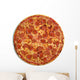 Pizza top view Wall Decal