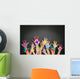 viele bunte h&auml;nde Wall Decal