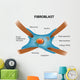 Structure of fibroblast cells Wall Decal