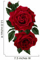 Red Red Rose Wall Decal