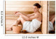 Woman in sauna Wall Decal