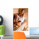 Woman in sauna Wall Decal
