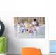 Snowman Family Winter Wall Decal