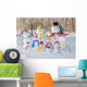 Snowman Family Winter Wall Decal
