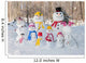 Snowman Family Winter Wall Decal