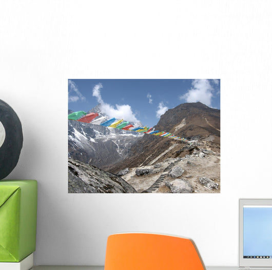 Himalayan Prayer Flags Wall Decal