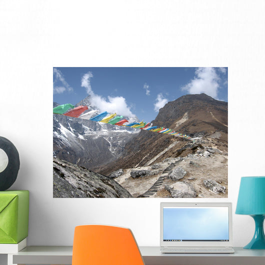 Himalayan Prayer Flags Wall Decal