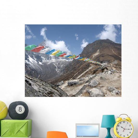 Himalayan Prayer Flags Wall Decal