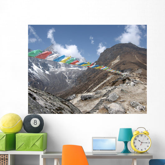 Himalayan Prayer Flags Wall Decal