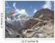 Himalayan Prayer Flags Wall Decal