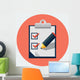 Vector checklist icon Wall Decal