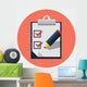 Vector checklist icon Wall Decal