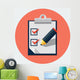 Vector checklist icon Wall Decal