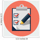 Vector checklist icon Wall Decal