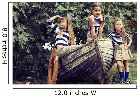Kids playing Wall Decal