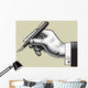 Hand with a pen Wall Decal