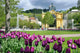 Singing fountain, spa Marianske lazne, Czech republic Wall Decal