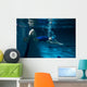 Female swimmer at the swimming pool.Underwater photo. Wall Decal