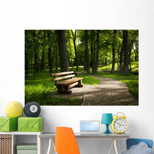 Summer park Wall Decal