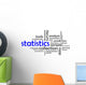 Word Cloud Statistics Wall Decal