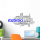 Word Cloud Statistics Wall Decal