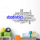 Word Cloud Statistics Wall Decal