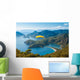 Oludeniz lagoon in sea landscape view of beach Wall Decal