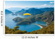 Oludeniz lagoon in sea landscape view of beach Wall Decal