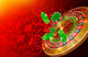 Casino wheel roulette, casino chips and money floating Wall Decal