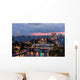 Paris at sunset Wall Decal