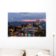 Paris at sunset Wall Decal