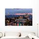 Paris at sunset Wall Decal