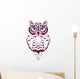 Owl tattoo Wall Decal