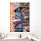 "Little Insurgent" statue in Warsaw, Poland Wall Decal