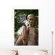Marie Curie statue in Warsaw, Poland Wall Decal