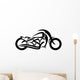 Motorcycle sketch Wall Decal