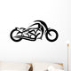 Motorcycle sketch Wall Decal