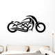 Motorcycle sketch Wall Decal