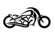 Motorcycle sketch Wall Decal