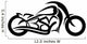 Motorcycle sketch Wall Decal