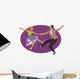 Couple dancing 1950s style rock and roll Wall Decal