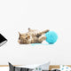 Cat with Ball Yarn Wall Decal