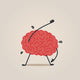 fitness brain Wall Decal