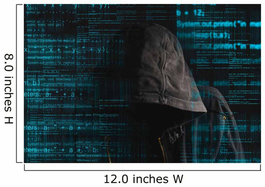 Faceless Hooded Anonymous Computer Wall Decal